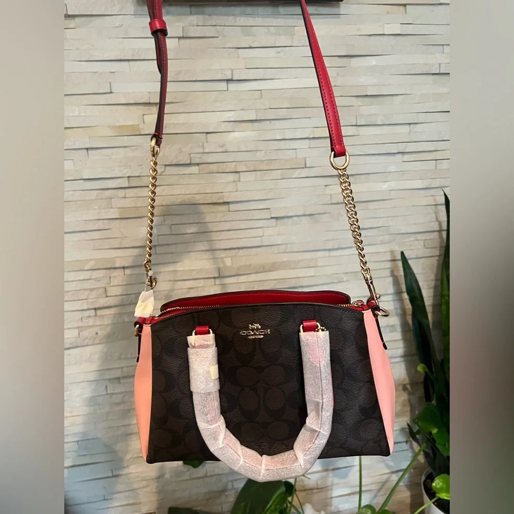 COACH Mini Sage Caryall Shoulder Bag/Crossbody Bag - Picture 3 of 9